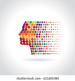 inspiration concept with head 