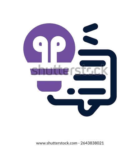 inspiration duotone icon. Sleek and modern vector icon for websites, mobile apps, marketing materials, and corporate design. Fully scalable and ready to use.