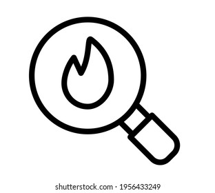 inspiration explore search single isolated icon with outline style