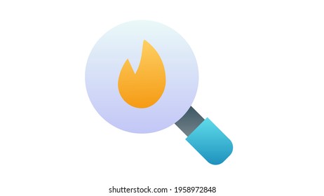 inspiration explore search single isolated icon with smooth style