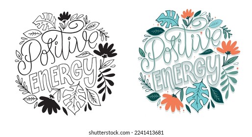 Inspiration hand drawn doodle motivation lettering poster, t-shirt design, mug print.
