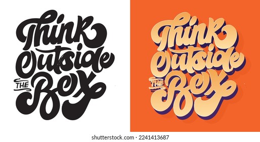 Inspiration hand drawn doodle motivation lettering poster, t-shirt design, mug print.