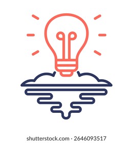 Inspiration Icon Element for Design