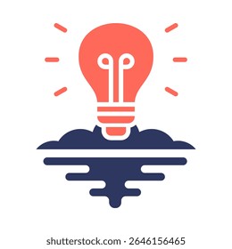 Inspiration Icon Element for Design