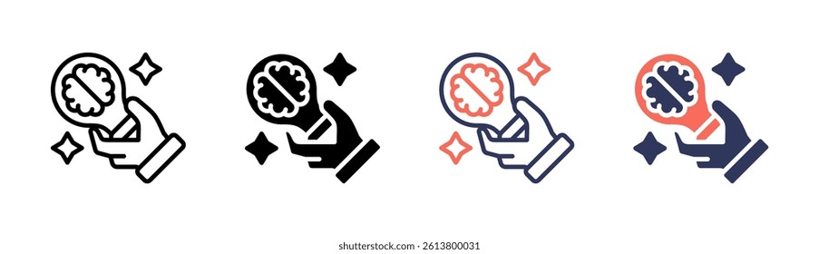 Inspiration Icon Element For Design And Vector