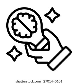 Inspiration Icon Element For Design And Vector