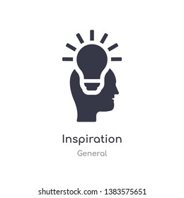 inspiration icon. isolated inspiration icon vector illustration from general collection. editable sing symbol can be use for web site and mobile app