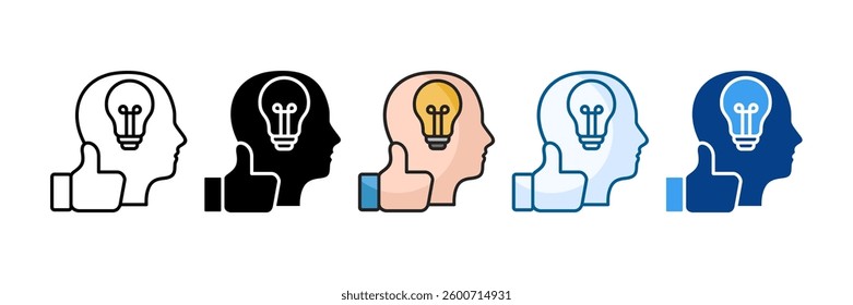 Inspiration Icon Set Multiple Style Collection
