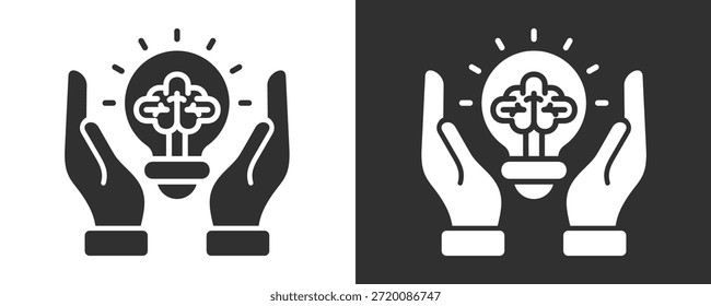 Conjunto De Iconos De Inspiración Colección De Vector Aislado En Blanco Y Negro