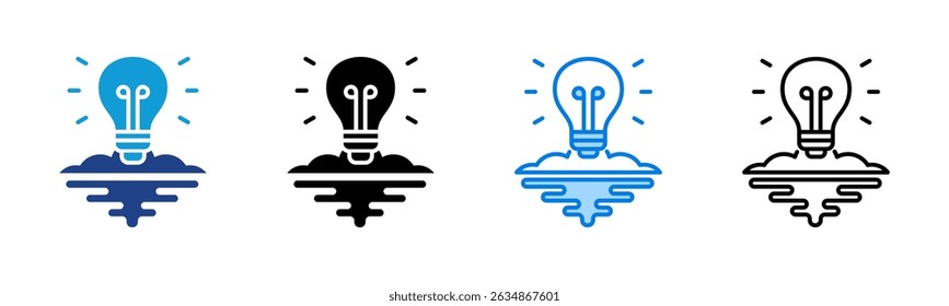 Inspiration icon sheet multiple style collection