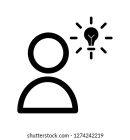 inspiration icon vector
