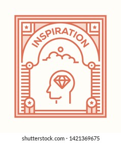 INSPIRATION AND ILLUSTRATION ICON CONCEPT