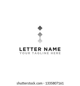 Inspiration for initial logo design I. - Vector