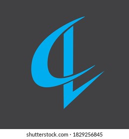 inspiration for the letter a logo in combination with the letters c and l