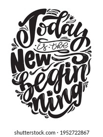 Inspiration lettering quote. Lettering art poster, t-shirt design. Calligraphyc art banner.
