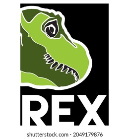 inspiration logo rex symbol of power vektor