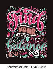 Inspiration motivation hand drawn doodle lettering poster. Lettering template art for poster, banner, t-shirt design, web.