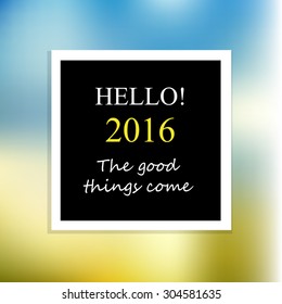 Inspiration Motivation Life Quotes on Vector Blurred Background Design. Inspiration Typography.