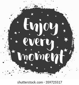 Inspiration Motivation romantic poster in vector, quote, saying, vintage, retro, hand crafted, hand drawn. made for invitation, wedding, greeting card, web template, etc 