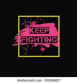 Inspiration Motivational Quote on Vector Background Design. Positive Thinking.