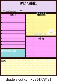 inspiration notepaper design printable .  White pink pages for tags , weekly notes,  to do list minimal style with flower tags 