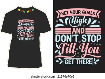 Inspiration Quotes T-shirt Design Vector