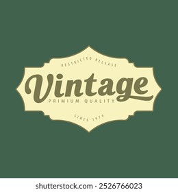  Inspiration retro  Vintage logo Design 