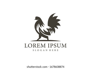 Inspiration Rooster Chicken Cock Livestock farm Logo Design 