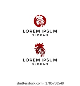 Inspiration Rooster Chicken Cock Livestock farm Logo Design,eps 10