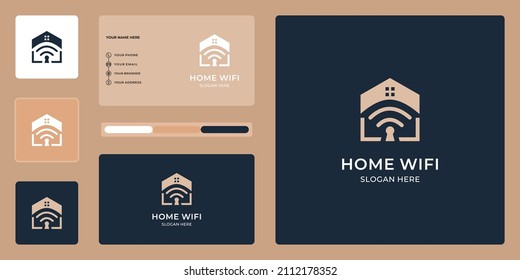 Inspiration Secure Smart Home Logo Design.