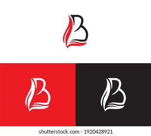 Inspiration sign  logo Initial LB merge into one and become a new form.
