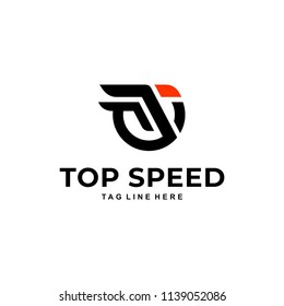 Inspiration sports sign for disabled wheelchair that made modern and clean logo design