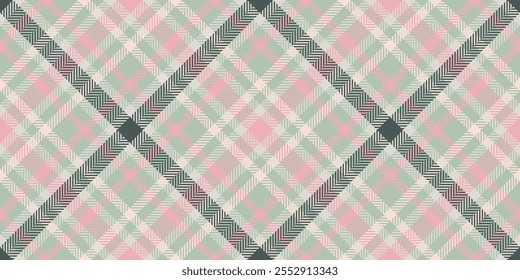 Inspiration texture tartan fabric, tattersall seamless check plaid. Serene pattern vector textile background in pastel and light colors palette.