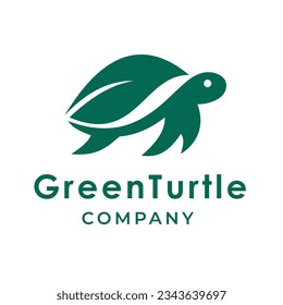 Inspiration Tortoise with Leaf Shell Vintage Retro logo design illustration