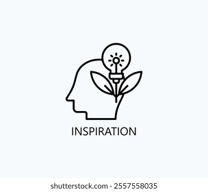 Inspiration Vector, Icon Or Logo Sign Symbol Illustration