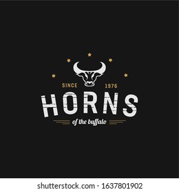 Inspirational animal logo design in vintage style