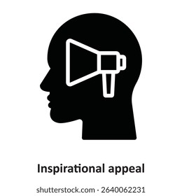 Inspirational appeal Vector Icon which can easily modify or edit

