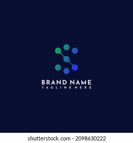 Inspirational Biotech Logo Design - Vector - Logo S Biotech illustration