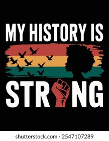 Inspirational Black History T-Shirt Design Promoting Culture, Education, and Empowerment