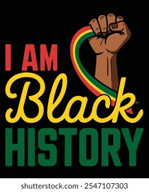 Inspirational Black History T-Shirt Design Promoting Culture, Education, and Empowerment