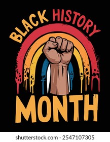 Inspirational Black History T-Shirt Design Promoting Culture, Education, and Empowerment