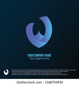 inspirational creative logo modern design, isolated icons. creative vector, with an ellipse shape