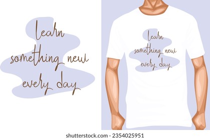 inspirational decorative phrases vector light pastel colors typography, lettering t-shirt design editable template