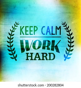 Inspirational and encouraging quote vector design