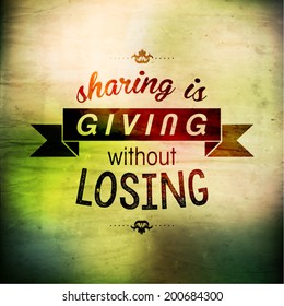 Inspirational and encouraging quote vector design