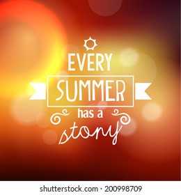 Inspirational and encouraging quote vector design