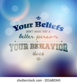 Inspirational and encouraging quote vector design