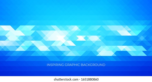 Inspirational geometric background for screen saver, stylish and dynamic design.