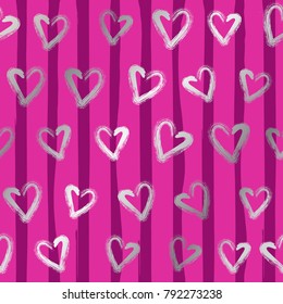 Inspirational hand lettering motivation poster for Valentines Day. Use for interior prints, textile prints, t-shirt prints, cards, stationary