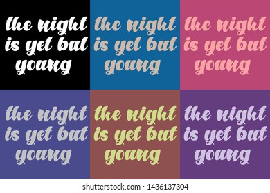 Inspirational handwritten brush lettering you're perfect. Vector calligraphy with colors. Typography for banners, badges, postcard, t-shirt, prints